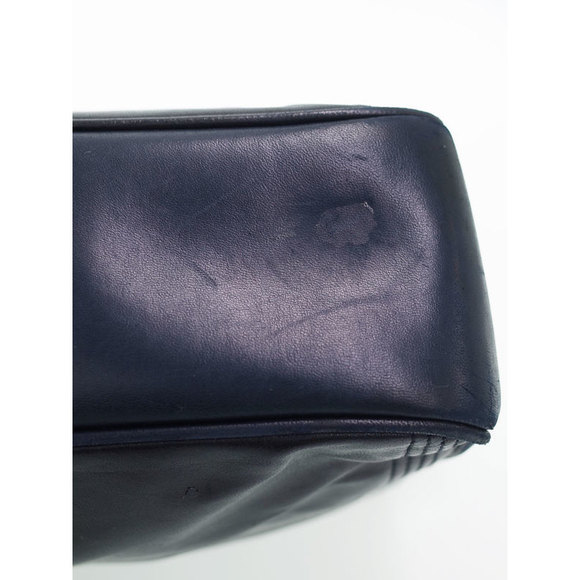 Chanel Coco Mark Shoulder Bag Black x Navy - Picture 8 of 8